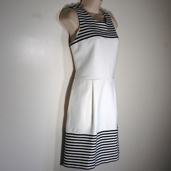 🎉 SALE 🎉 Madewell Verse Dress In Stripe Pockets - Picture 3 of 7